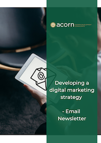 Developing a digital marketing strategy - Email newsletter